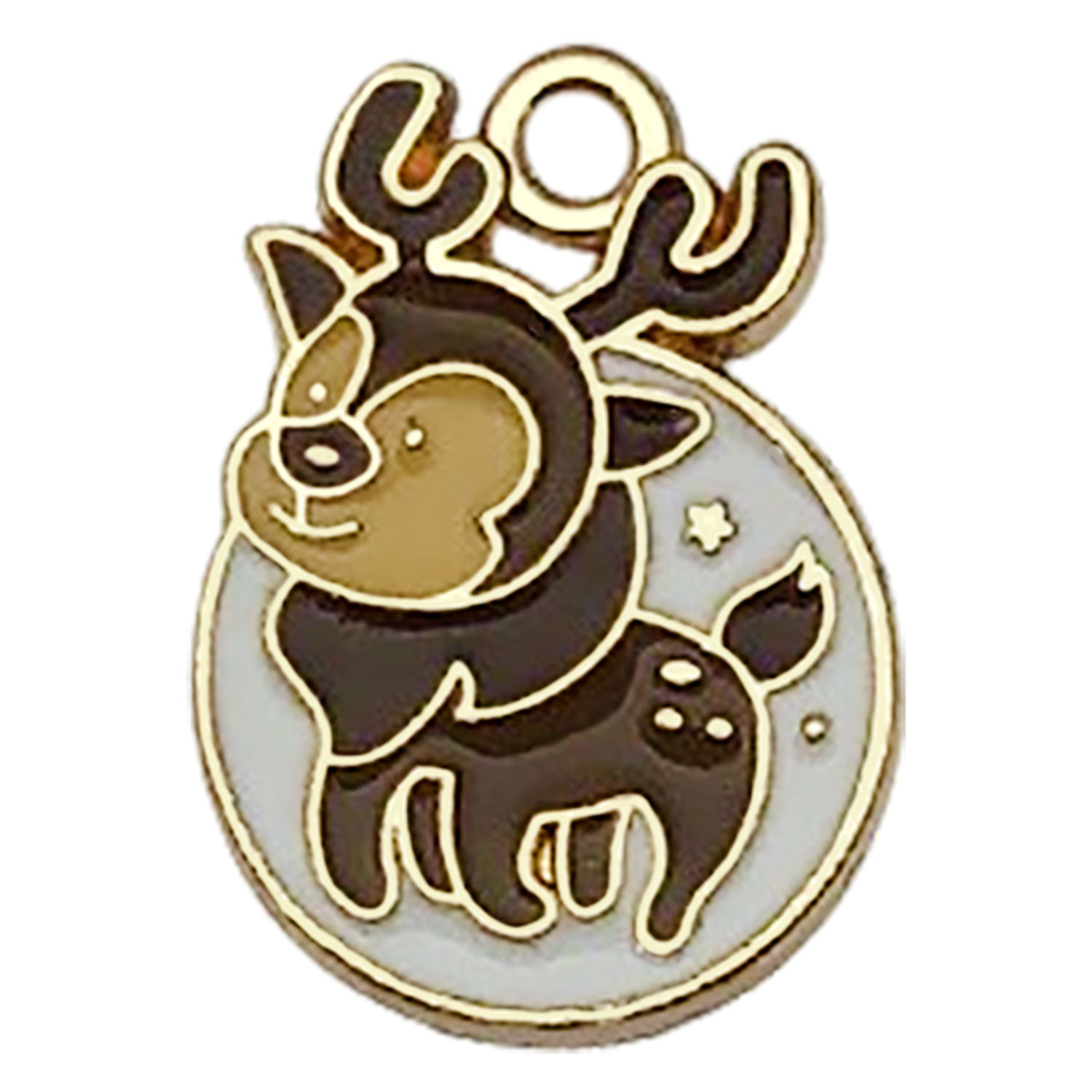 1 elk round plate 21x15mm-1.7g-21062
