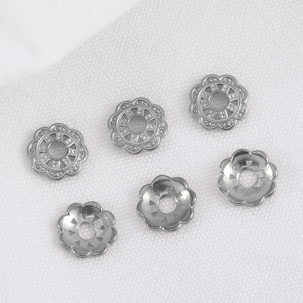 Steel color plum petals-6mm