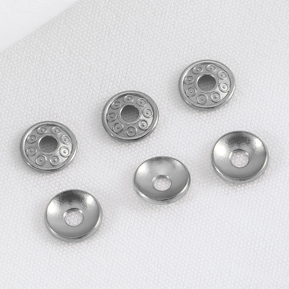 Steel color circle pattern-6mm