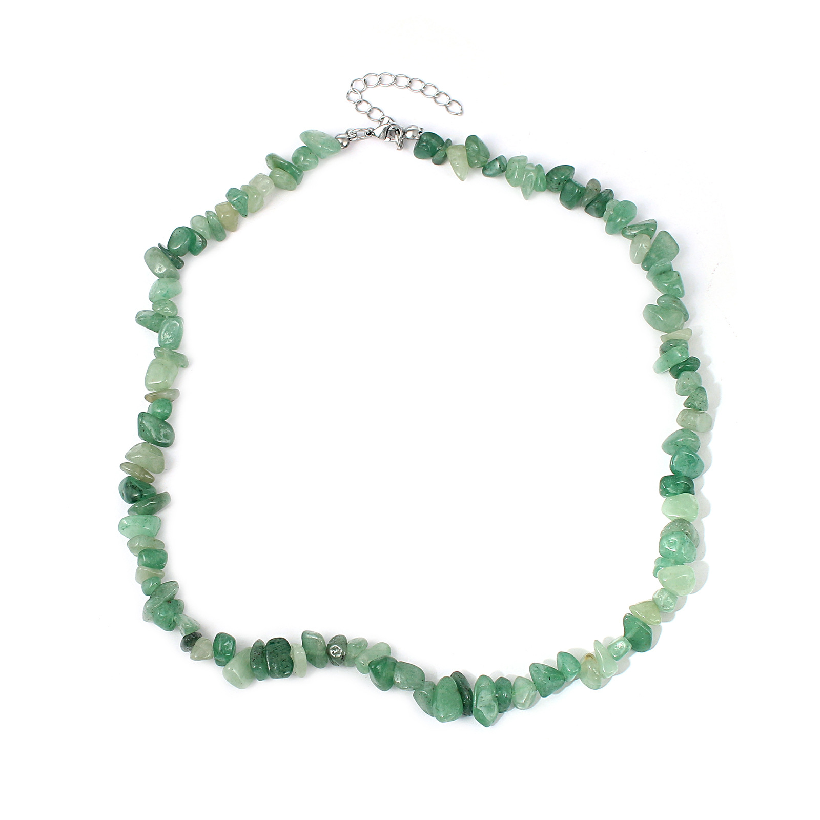 Green Dongling Gravel Necklace
