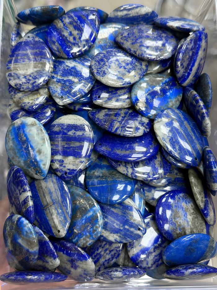 Lapis lazuli (with added color)
