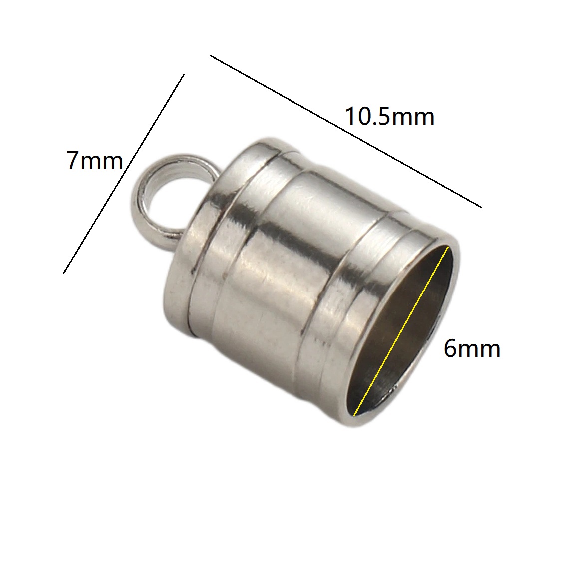 10.5x7mm