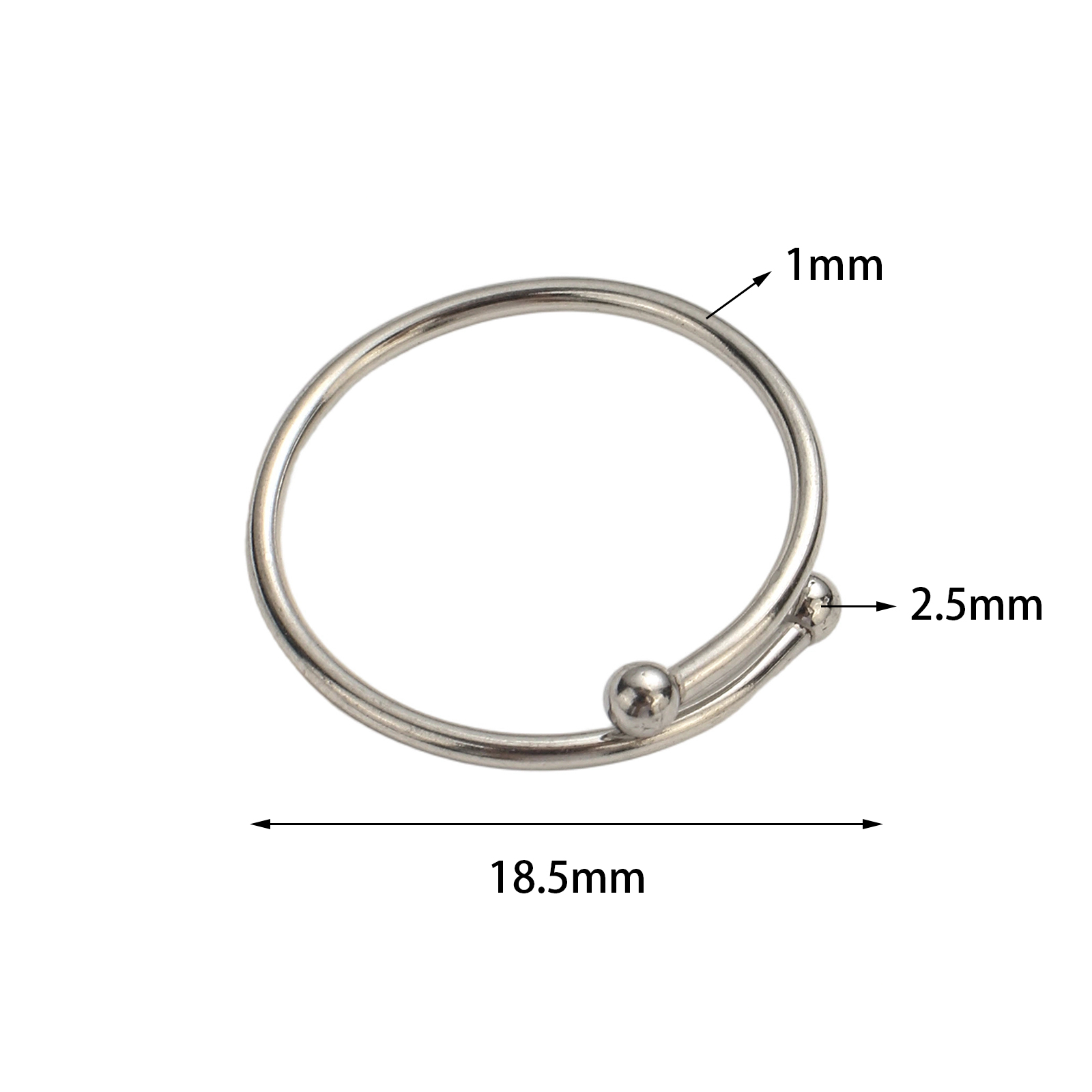 1x18.5x2.5mm