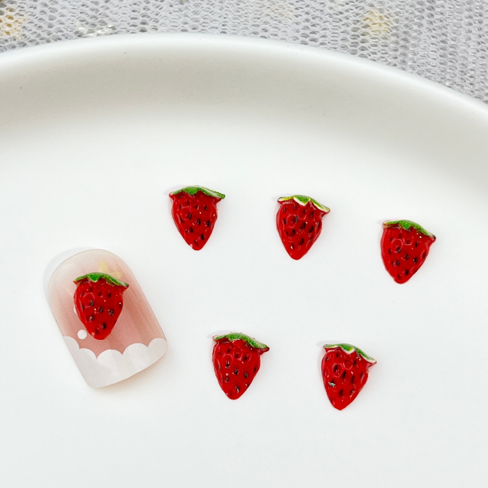8x6mm# 7 big red-small
