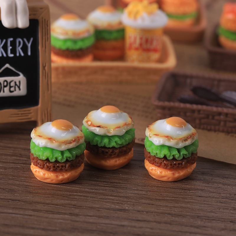 Egg style-beef burger