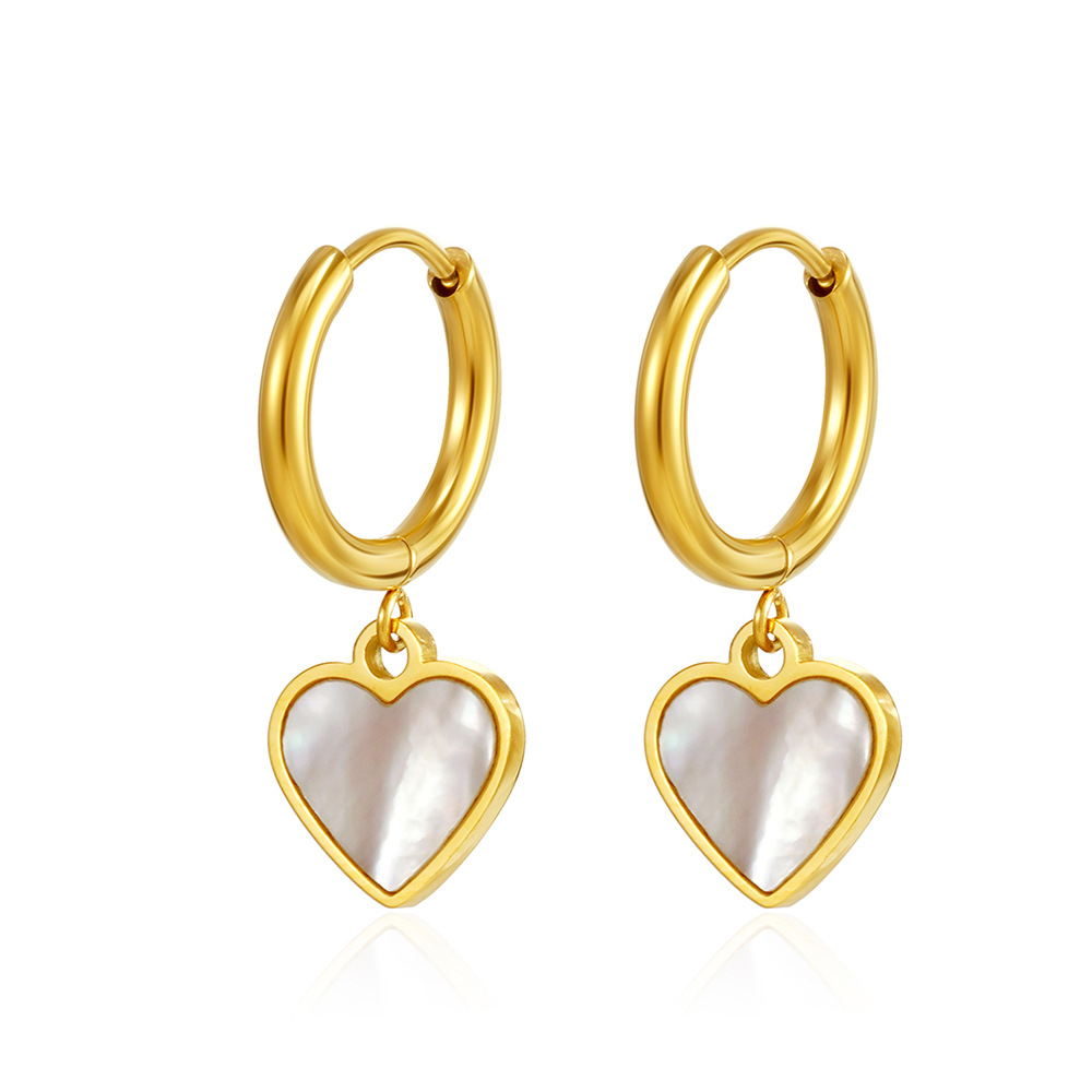 Gold earrings