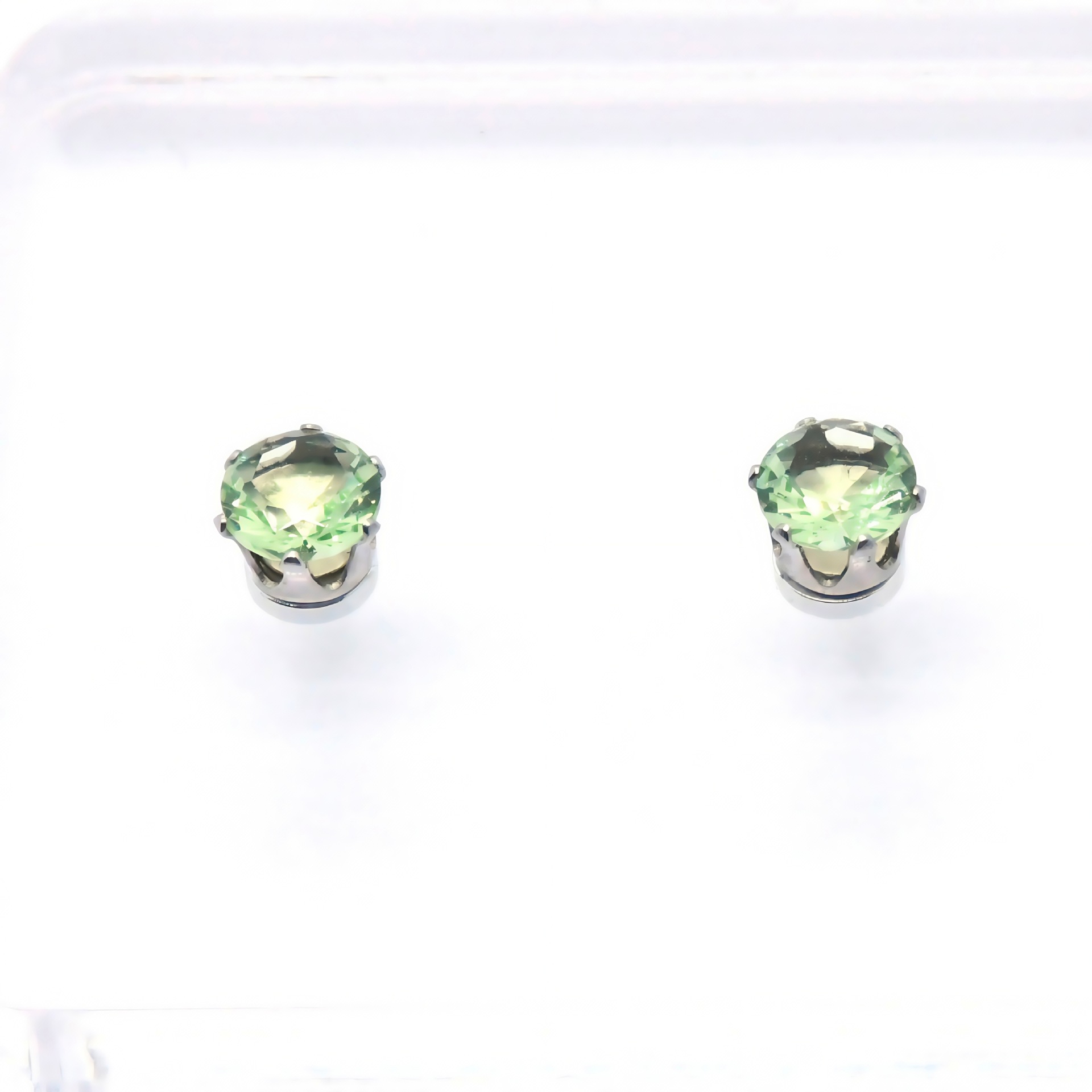 Yellow-green zircon (6mm pair)