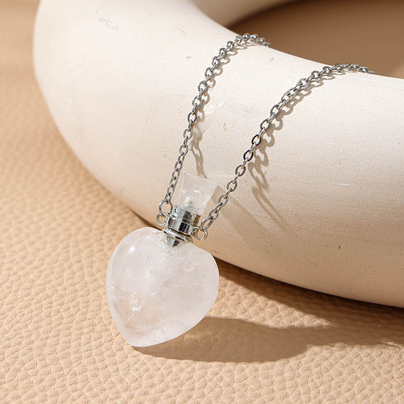White crystal perfume bottle