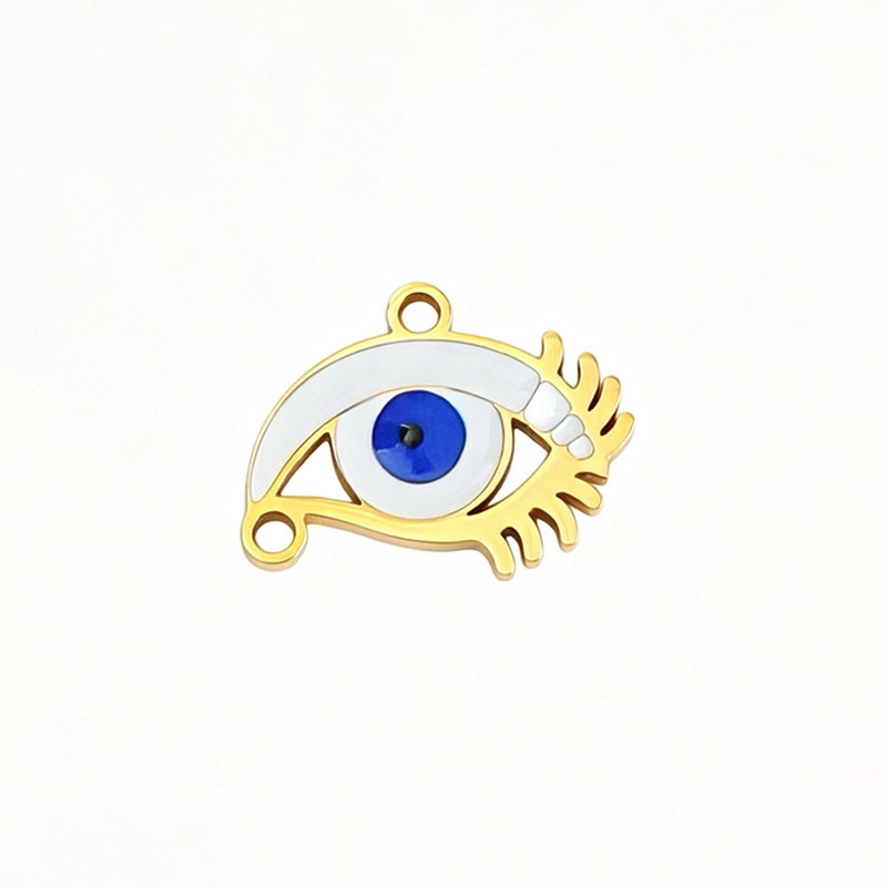 Double hole white devil s eye