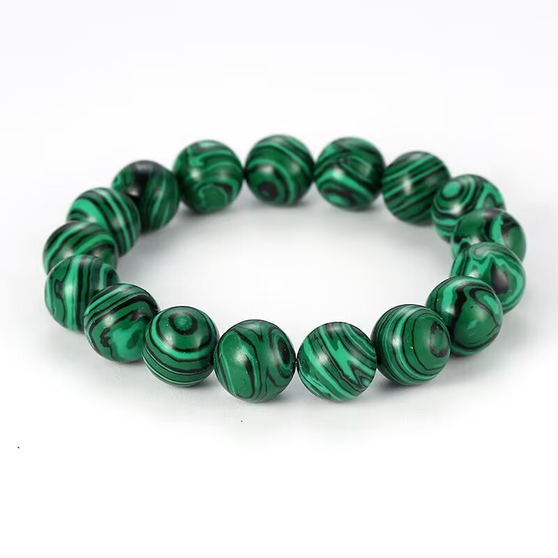 A 12mm malachite bracelet
