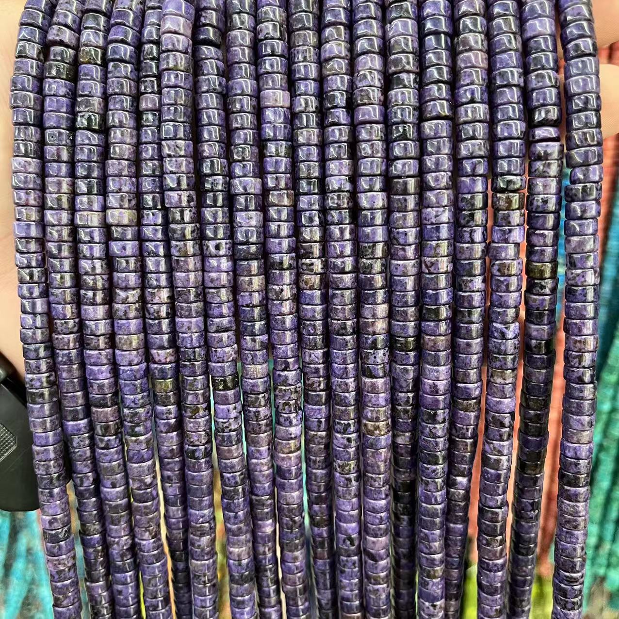 Dark purple emperor stone