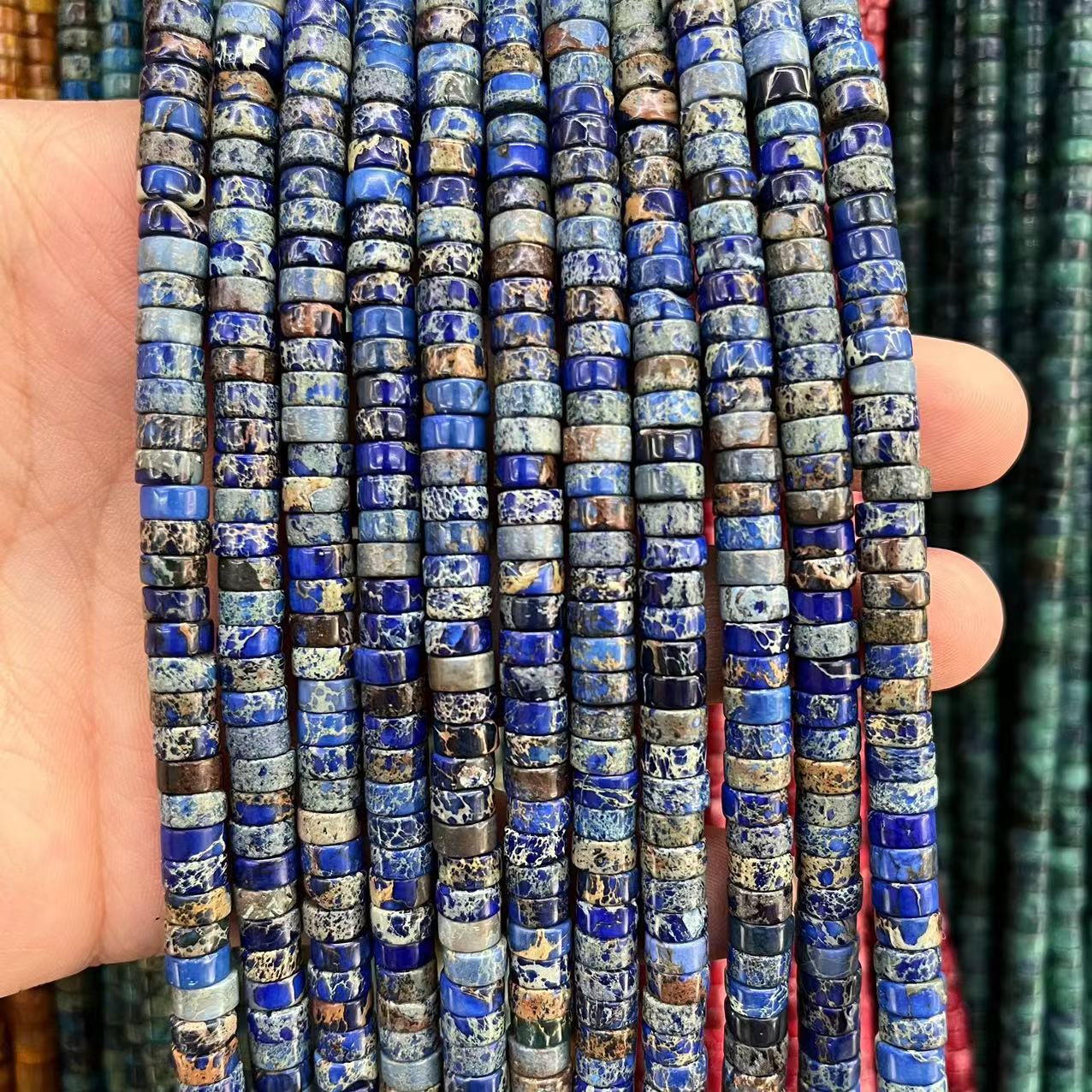 Dark blue emperor stone