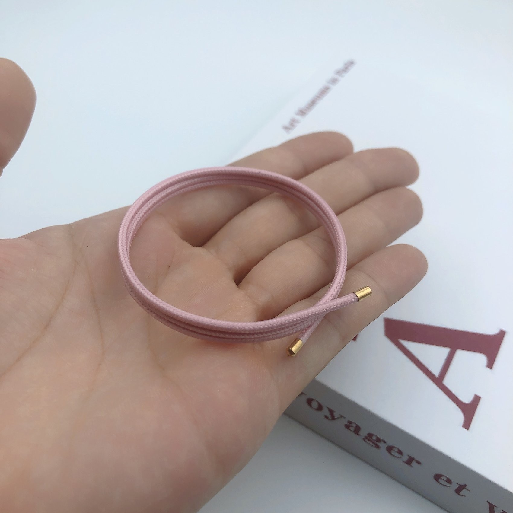 Three circles of pink
