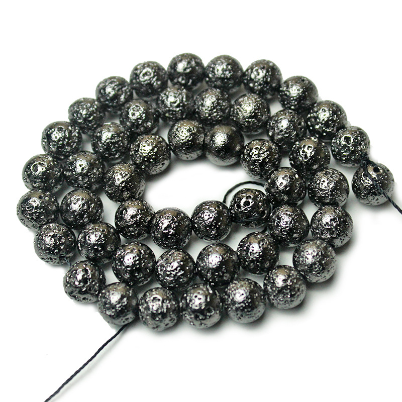 D42-3 electroplated volcanic stone-gun black