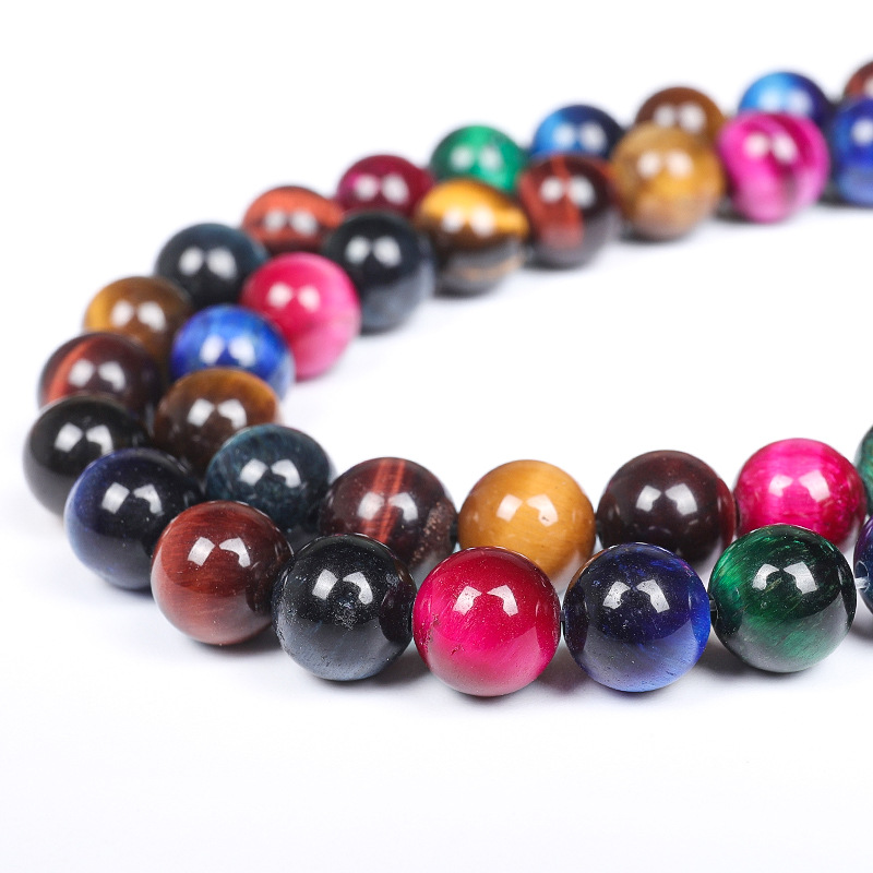 Colorful tiger eye mix