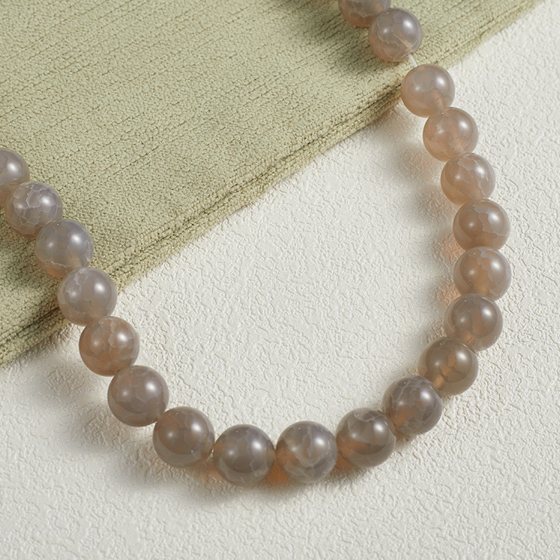Gray dragon pattern agate