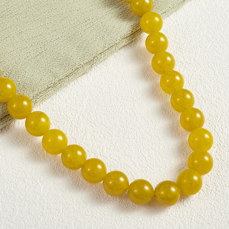 Yellow dragon pattern agate