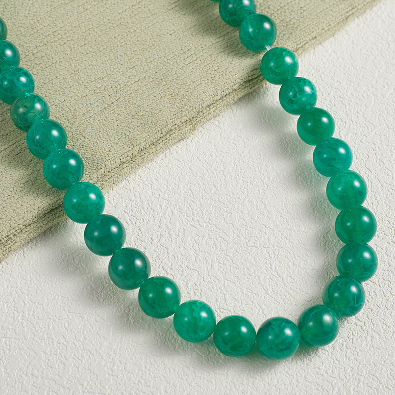 Green dragon pattern agate
