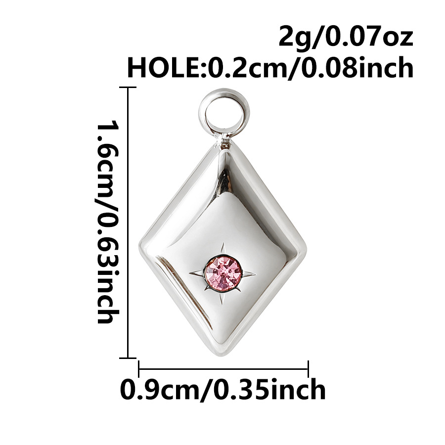 B157-S-Pink Diamond Pattern