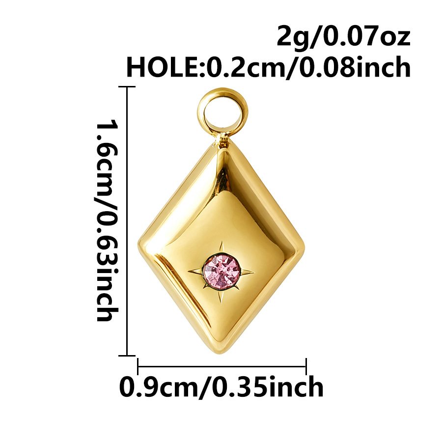 B157-G-Pink Diamond Pattern