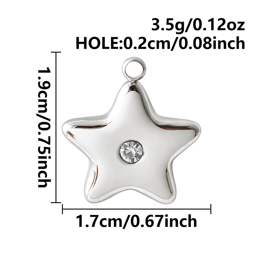 B162-S-W Pentagram