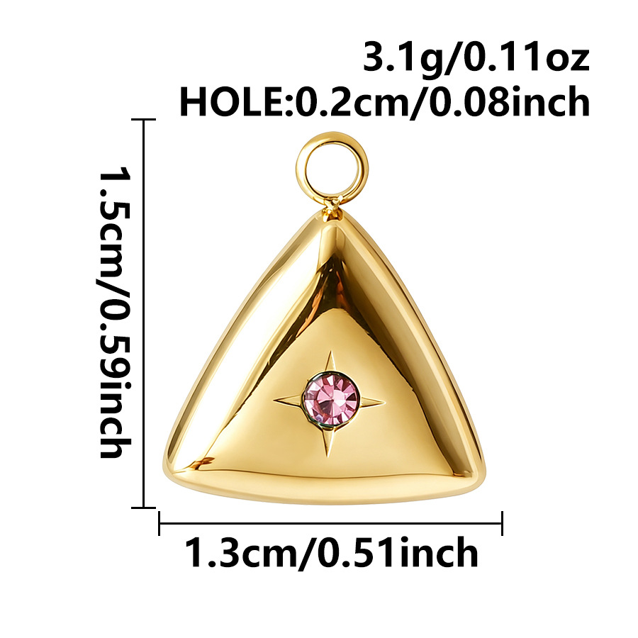 B163-G-Pink Triangle