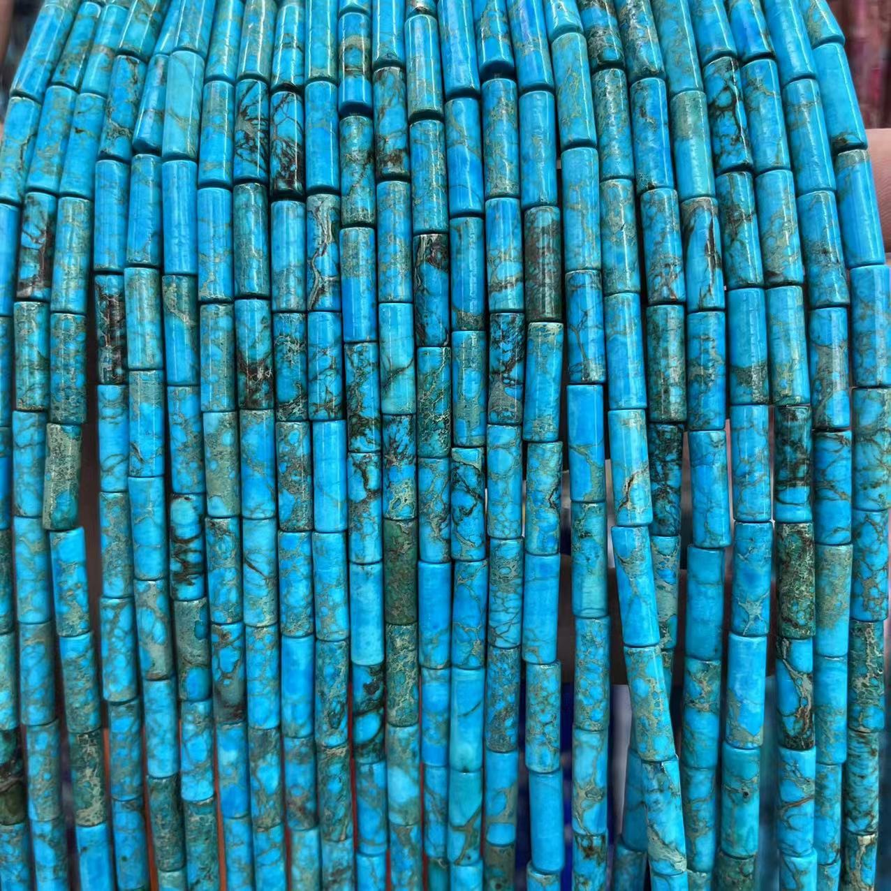 Aqua blue emperor stone