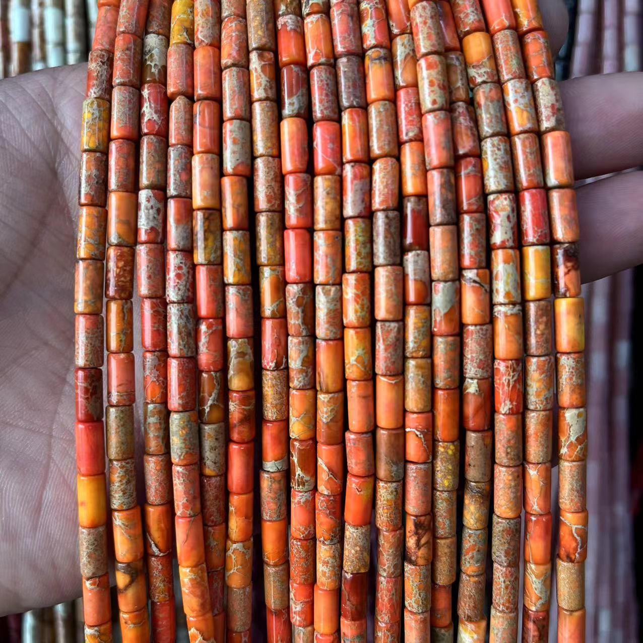 Orange emperor stone