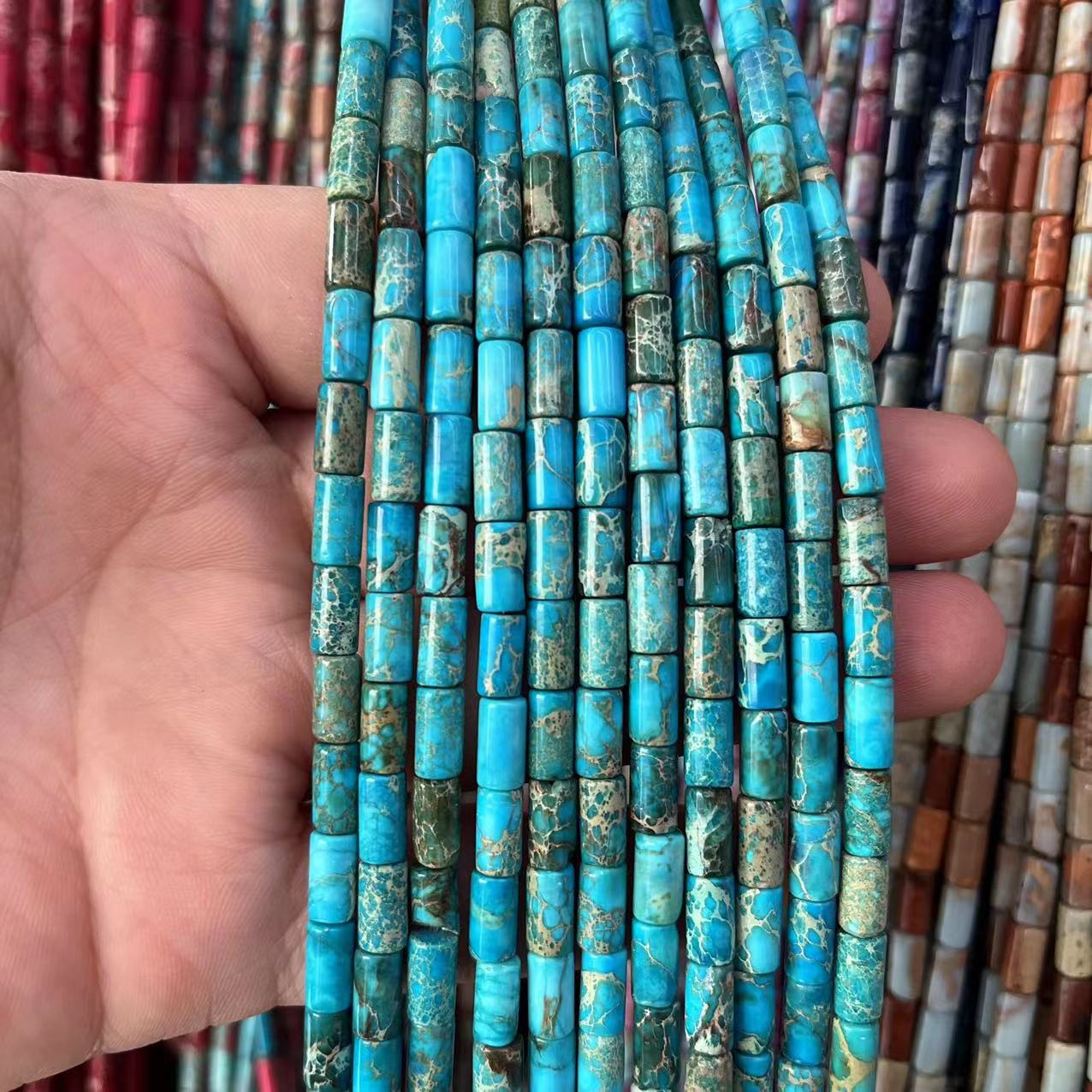 Sky blue emperor stone