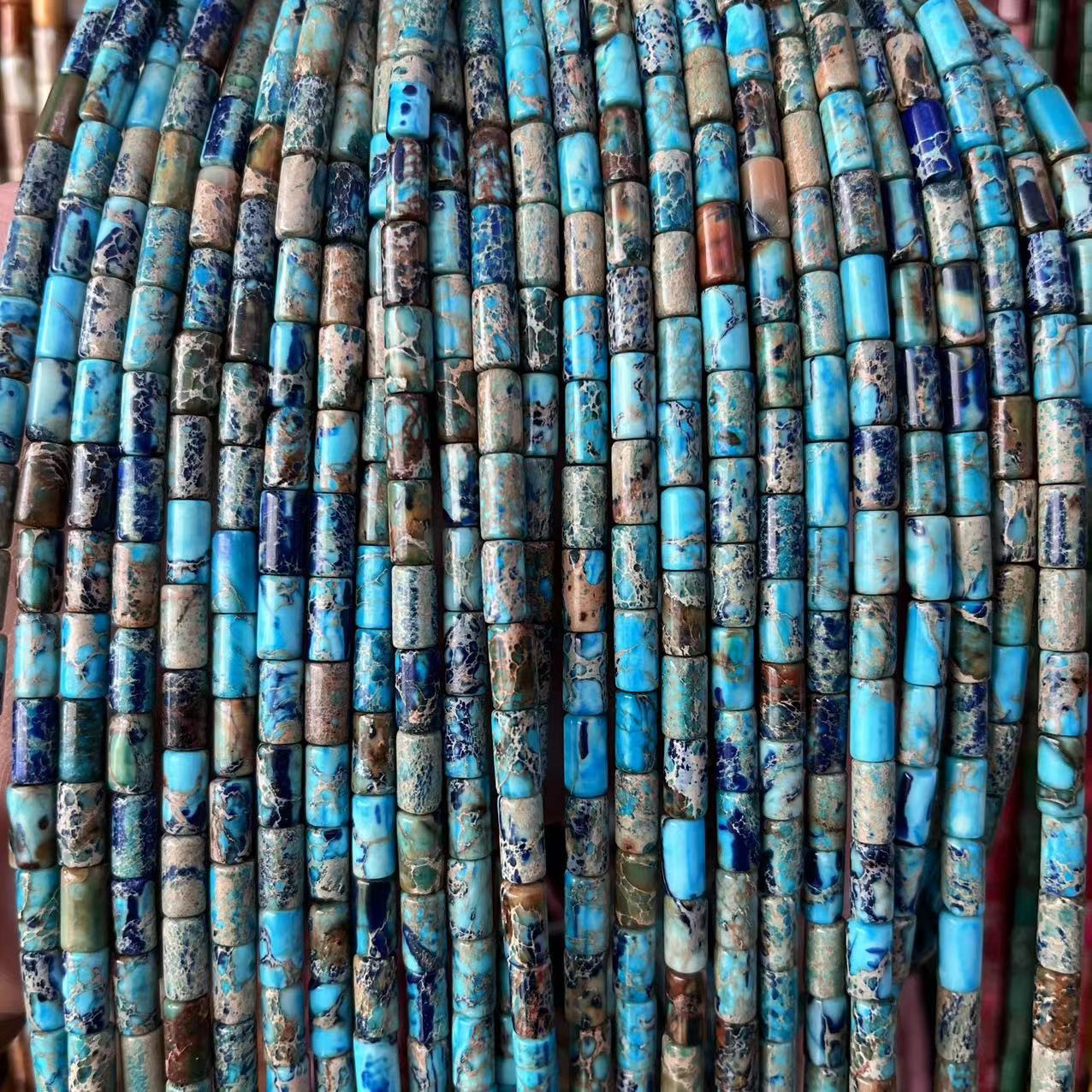 Aqua blue emperor stone