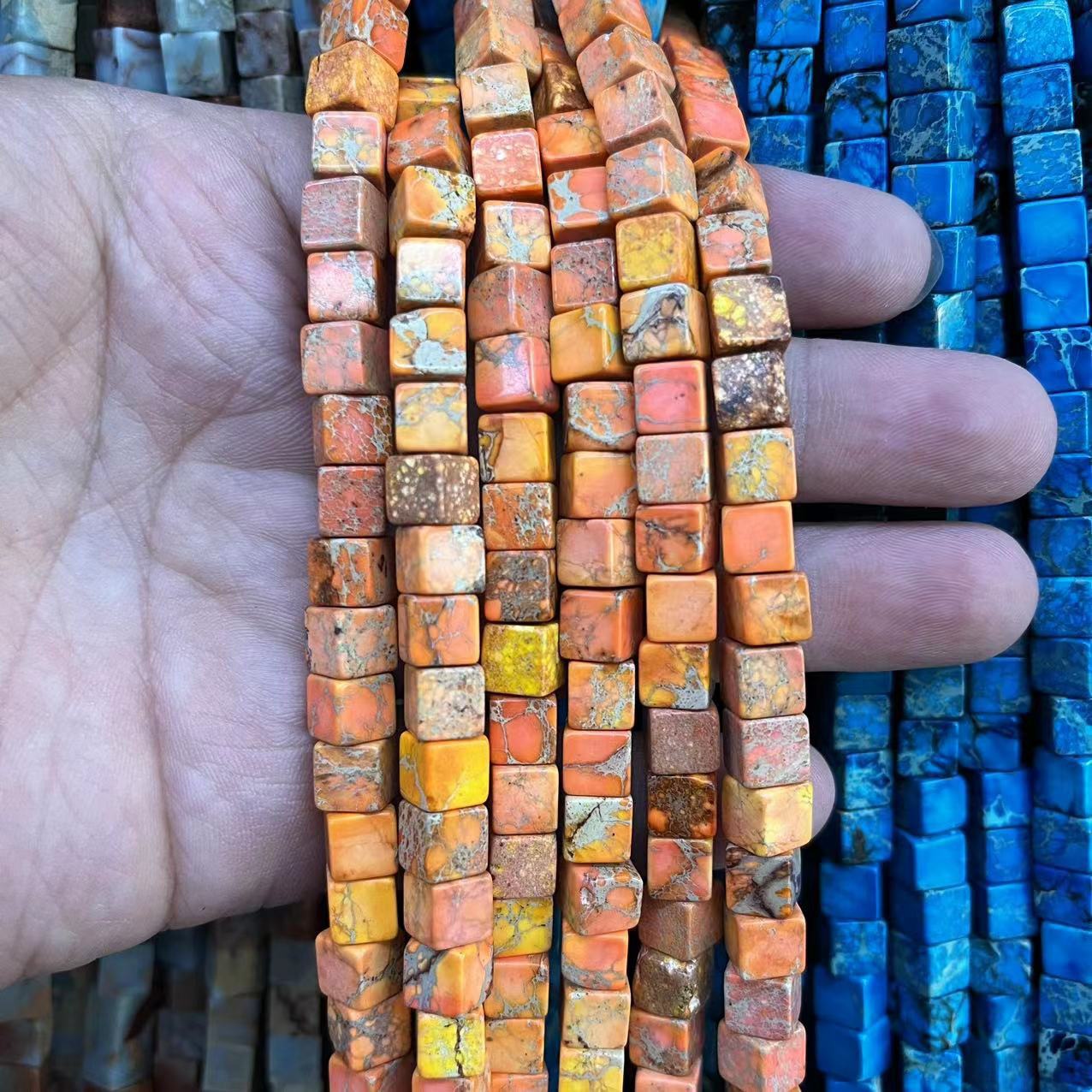 Orange emperor stone