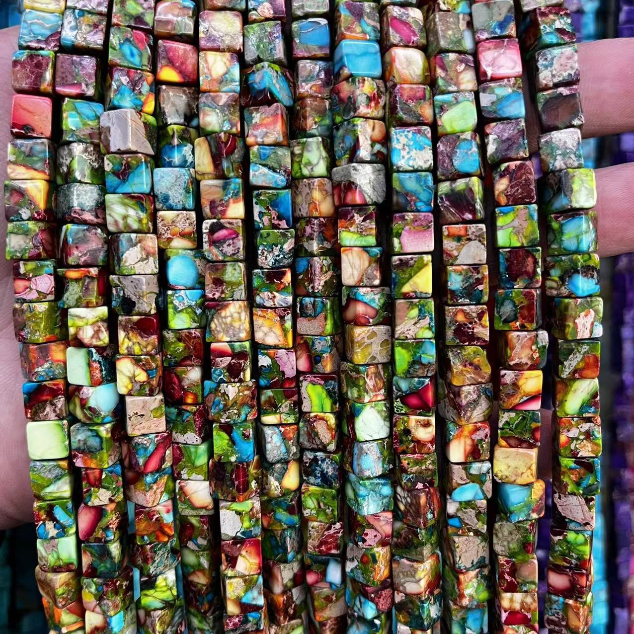 Mixed color emperor stone
