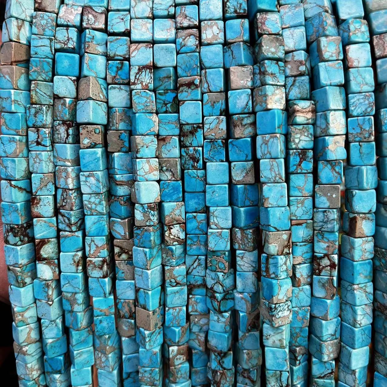Aqua blue emperor stone