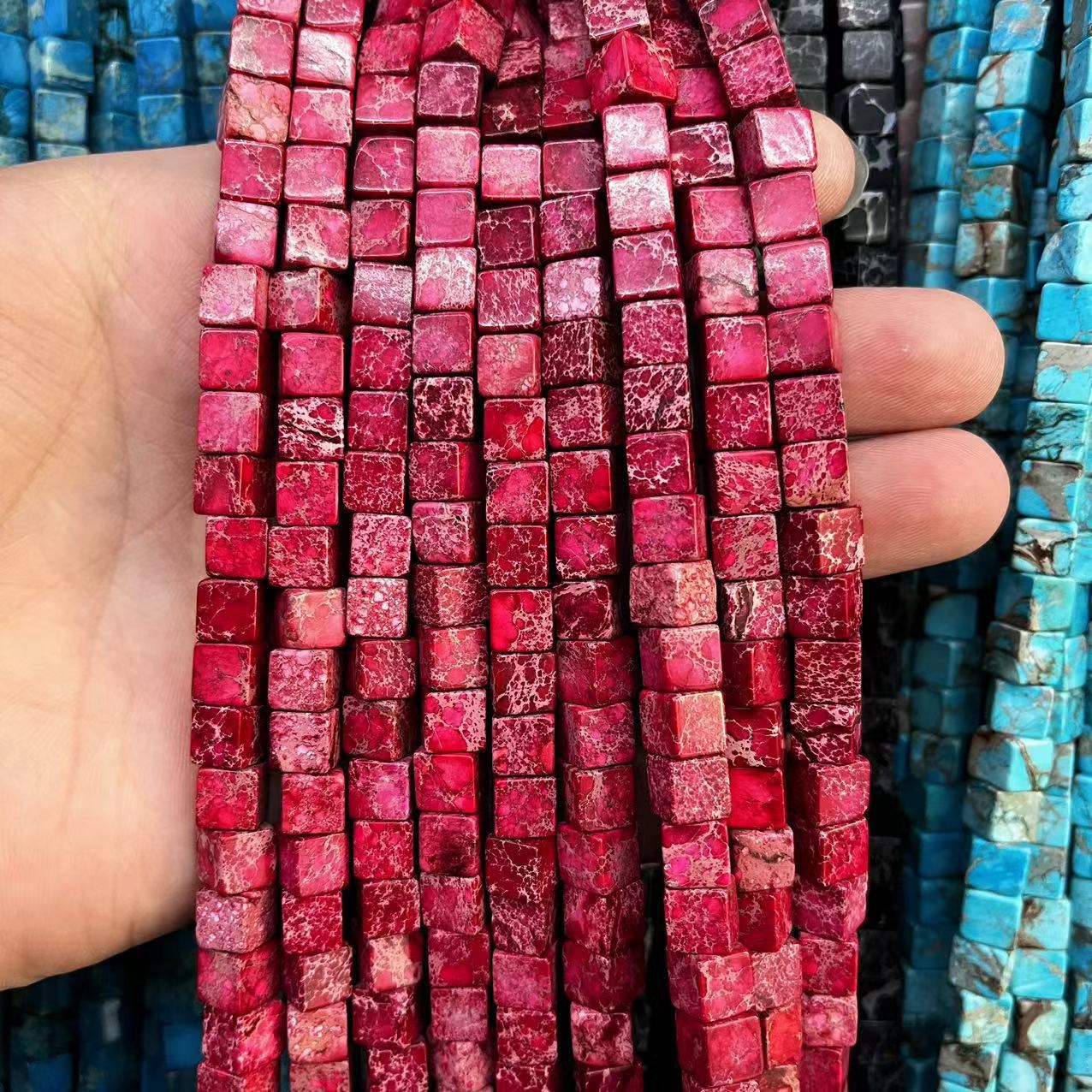 Burgundy emperor stone