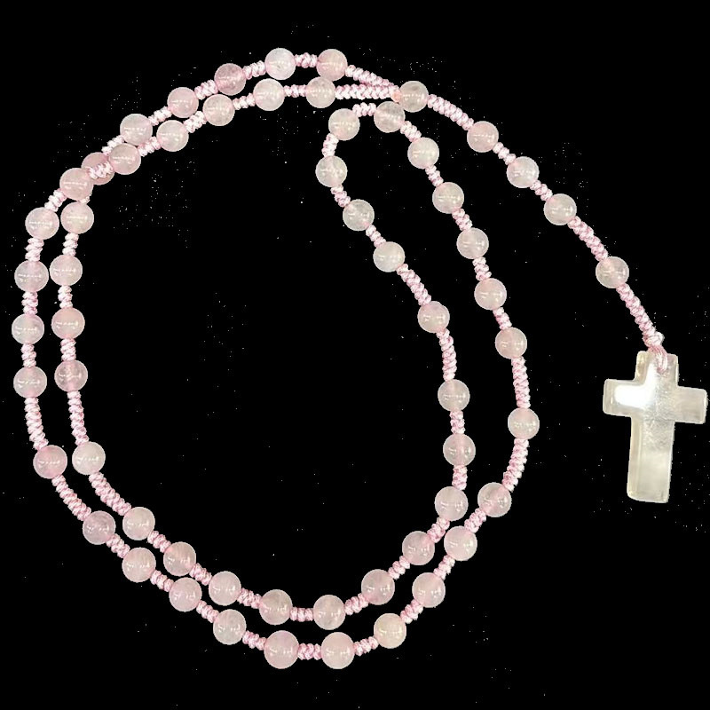 Natural rose quartz