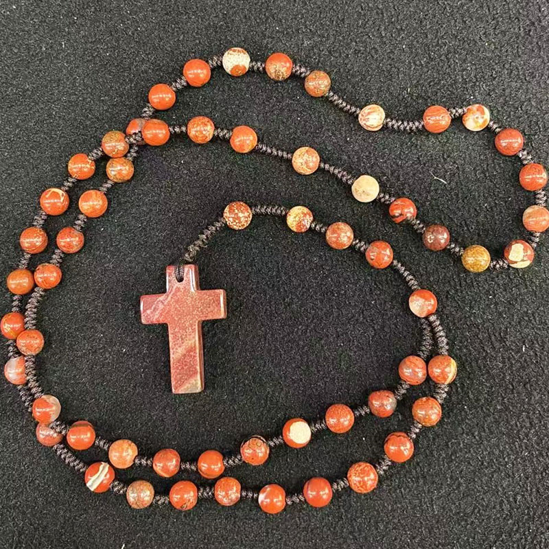 Natural red jasper