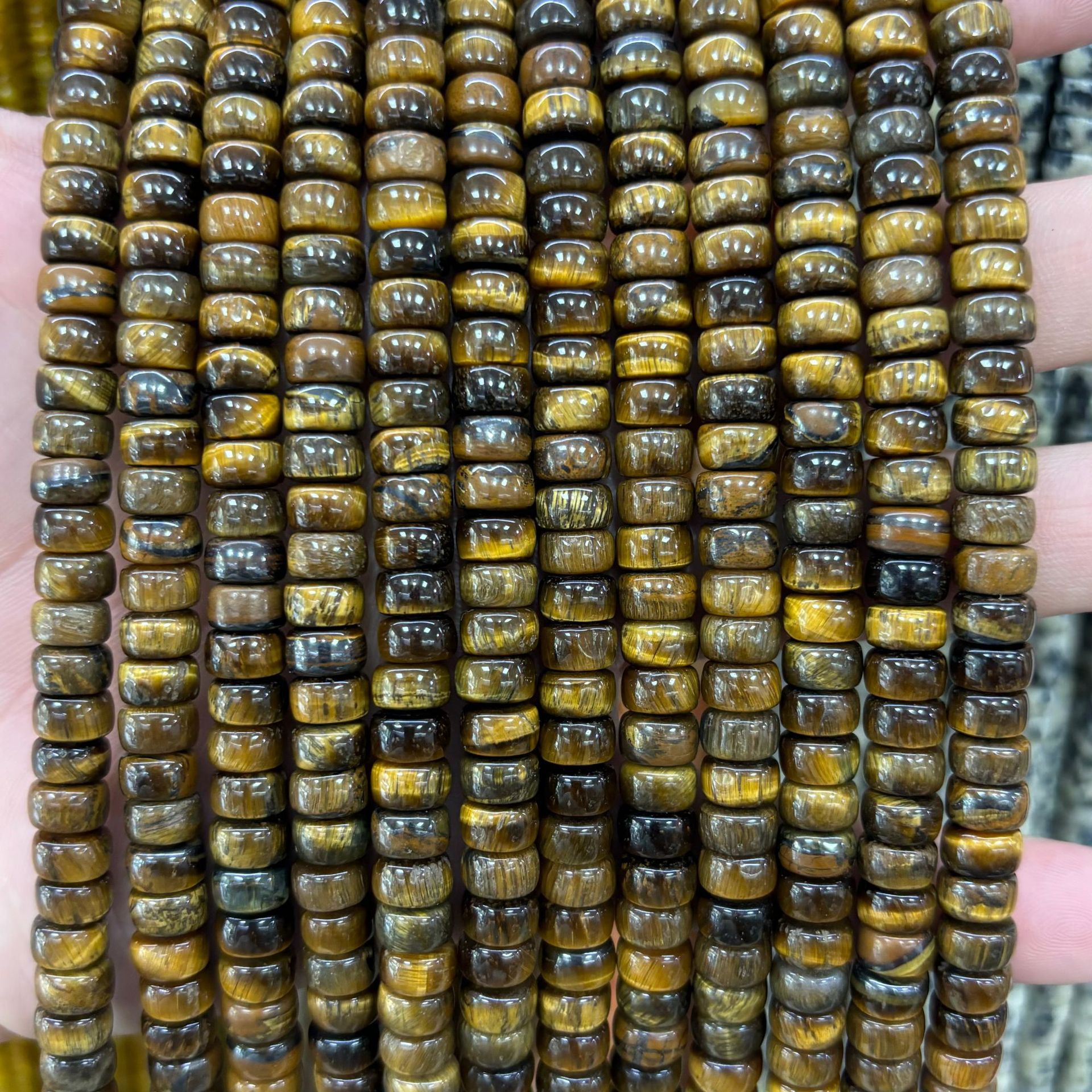 Yellow tiger eye stone