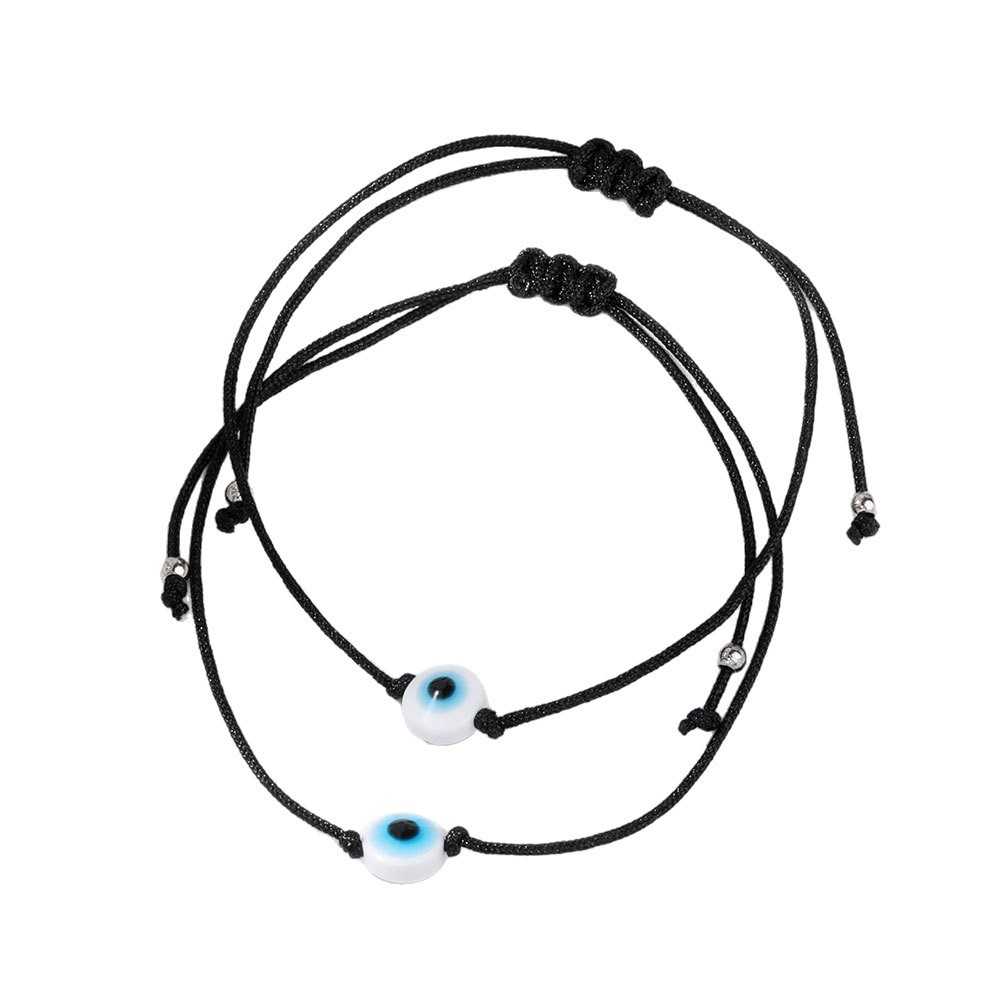 Black + white beads