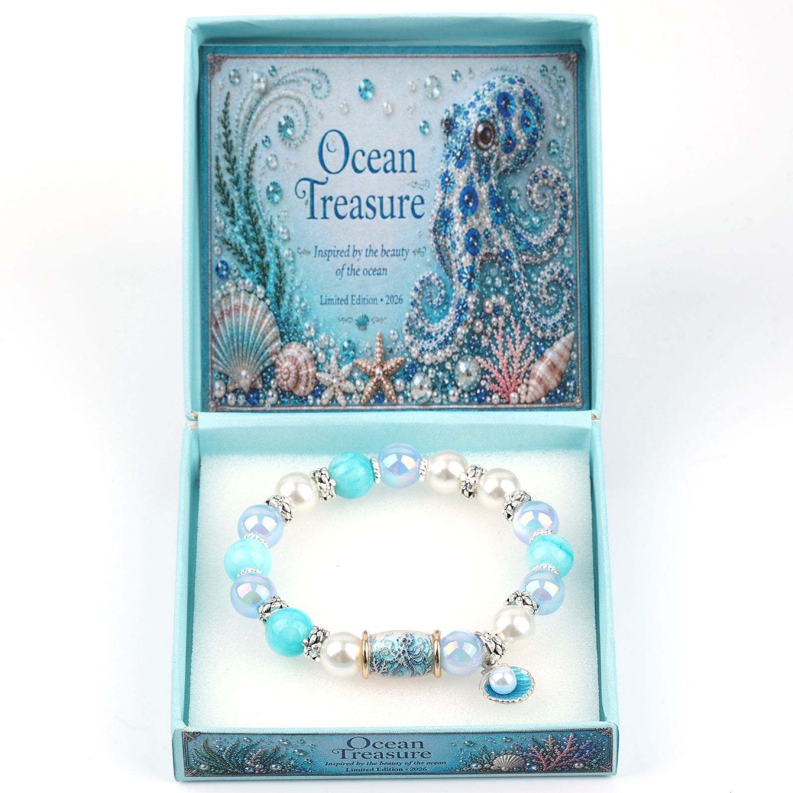 Octopus Pearl Crystal Bracelet