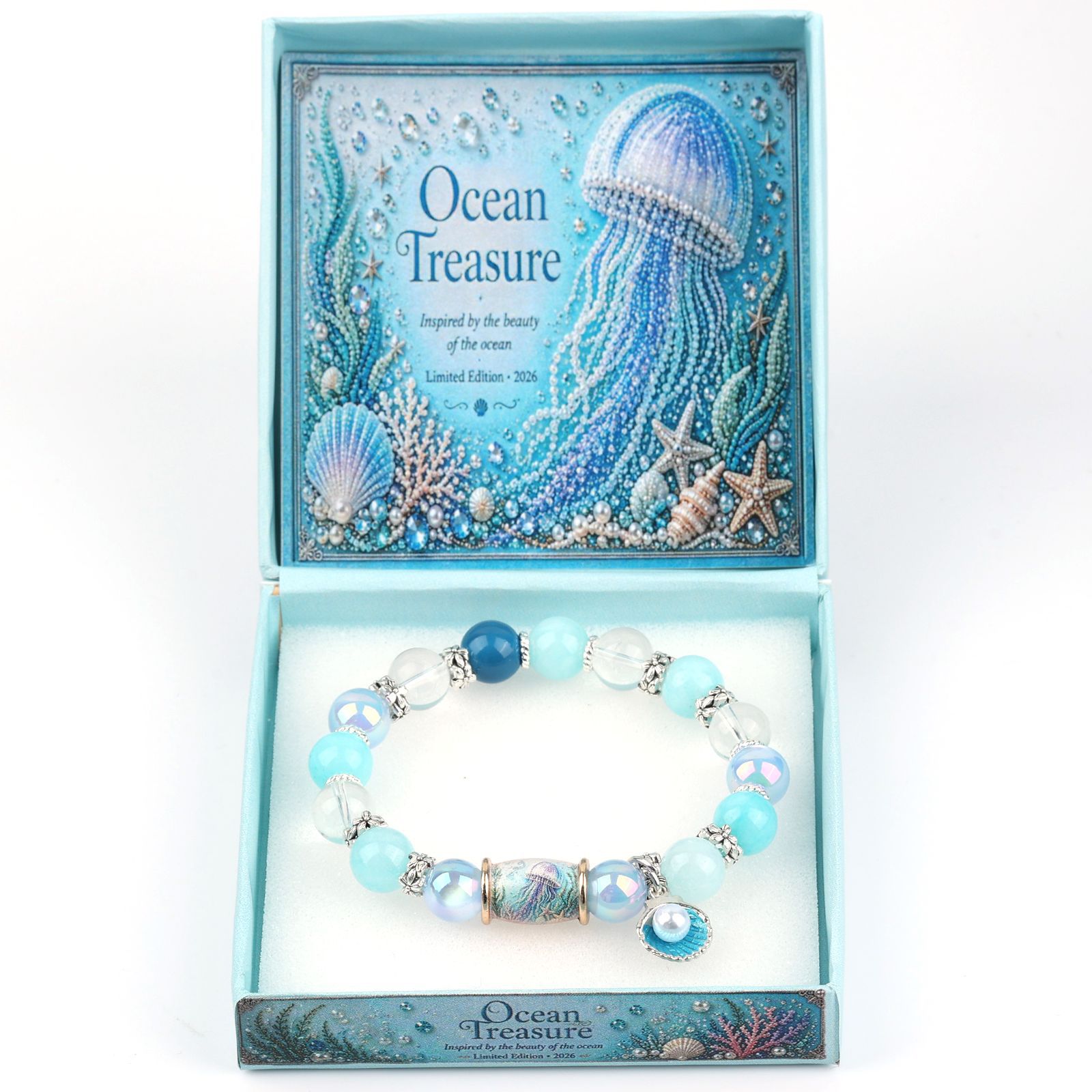 Jellyfish Pearl Crystal Bracelet