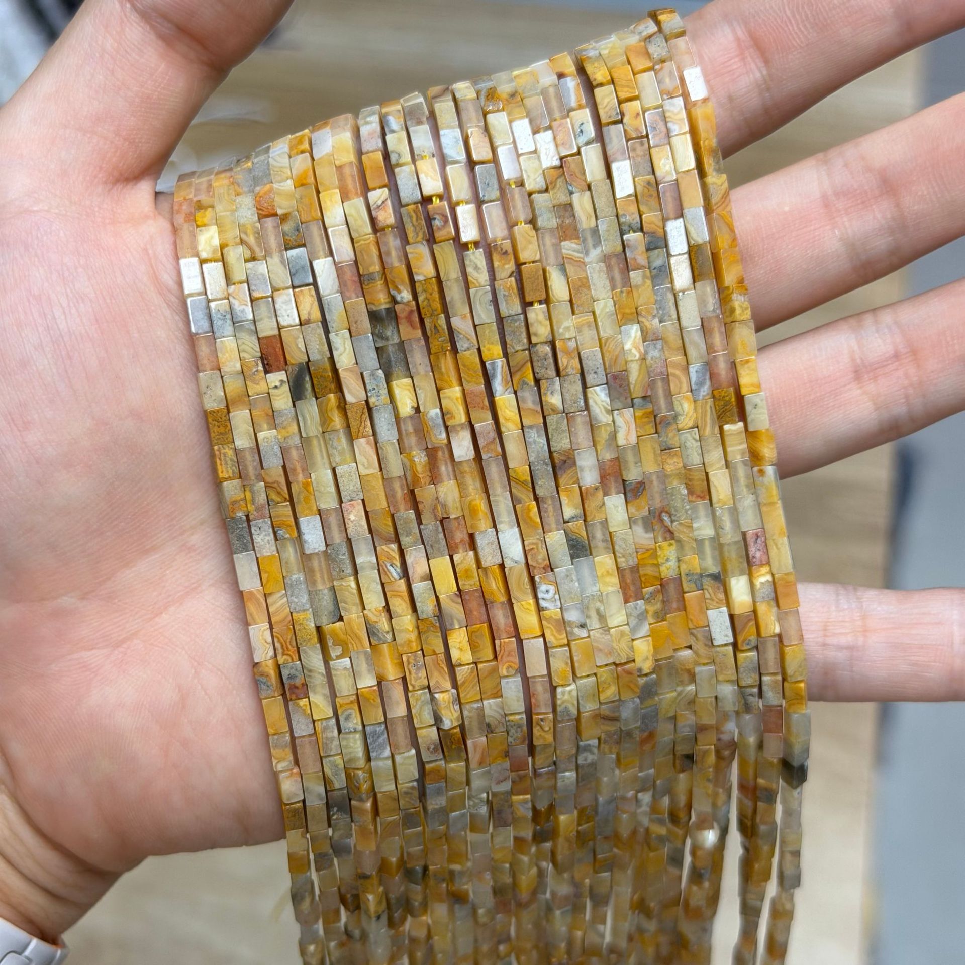 Yellow Crazy Agate