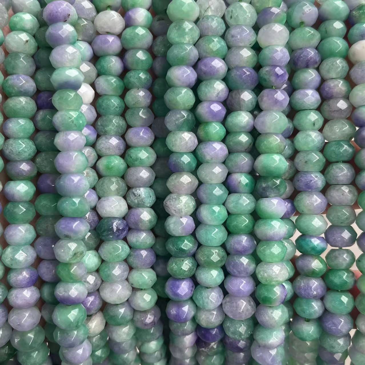 Two-color purple-green