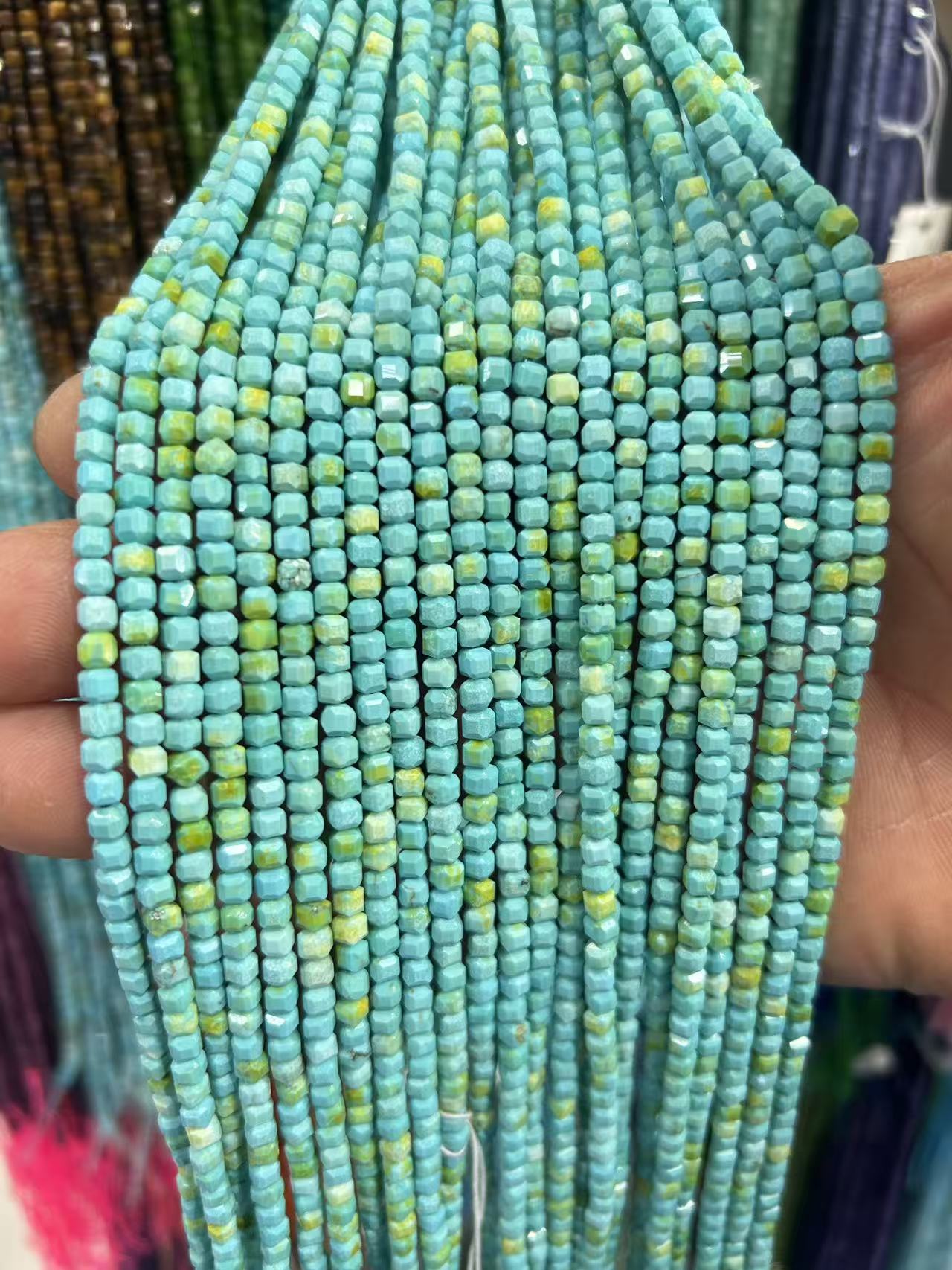 4*4mm pretty turquoise