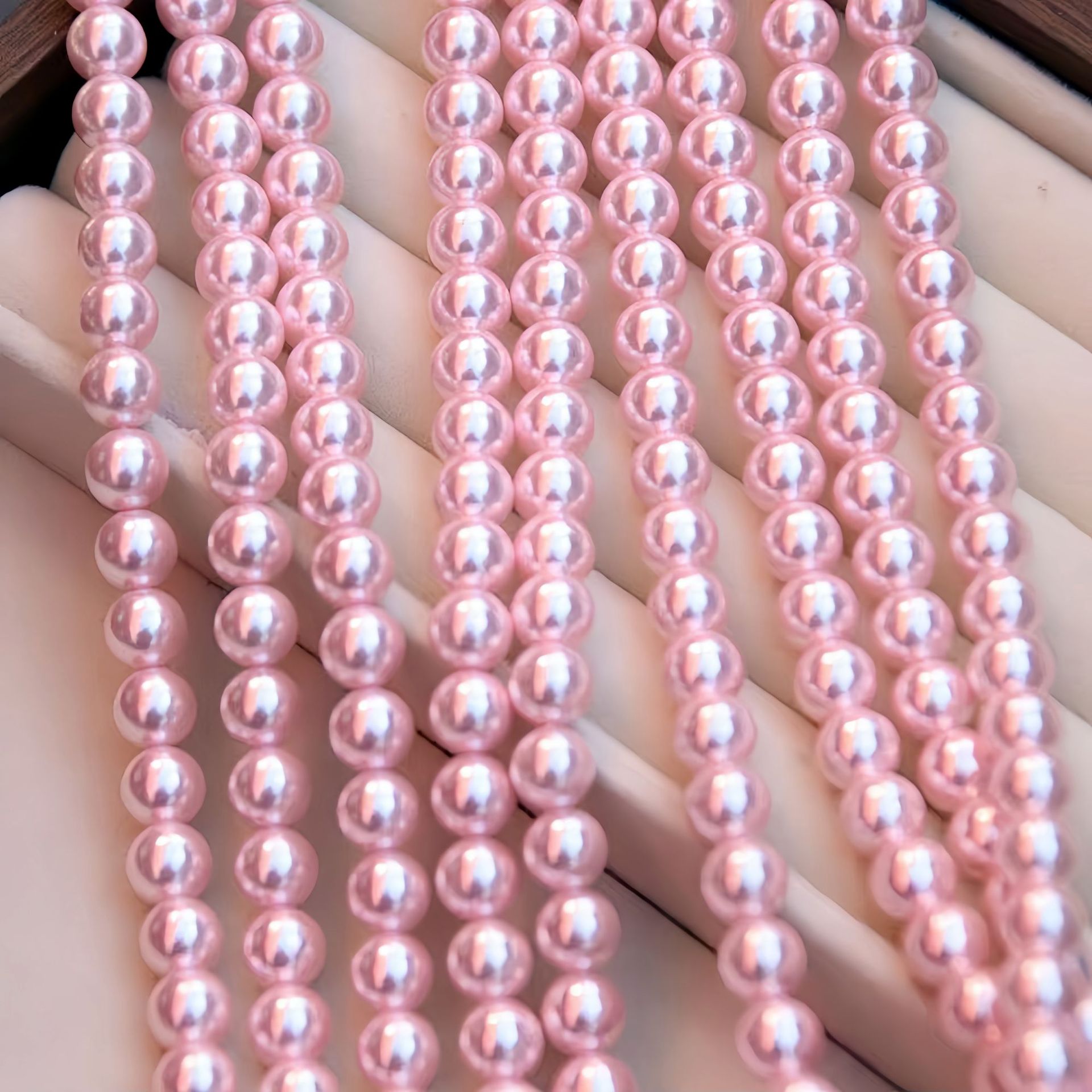 Shijia imitation shell beads pink