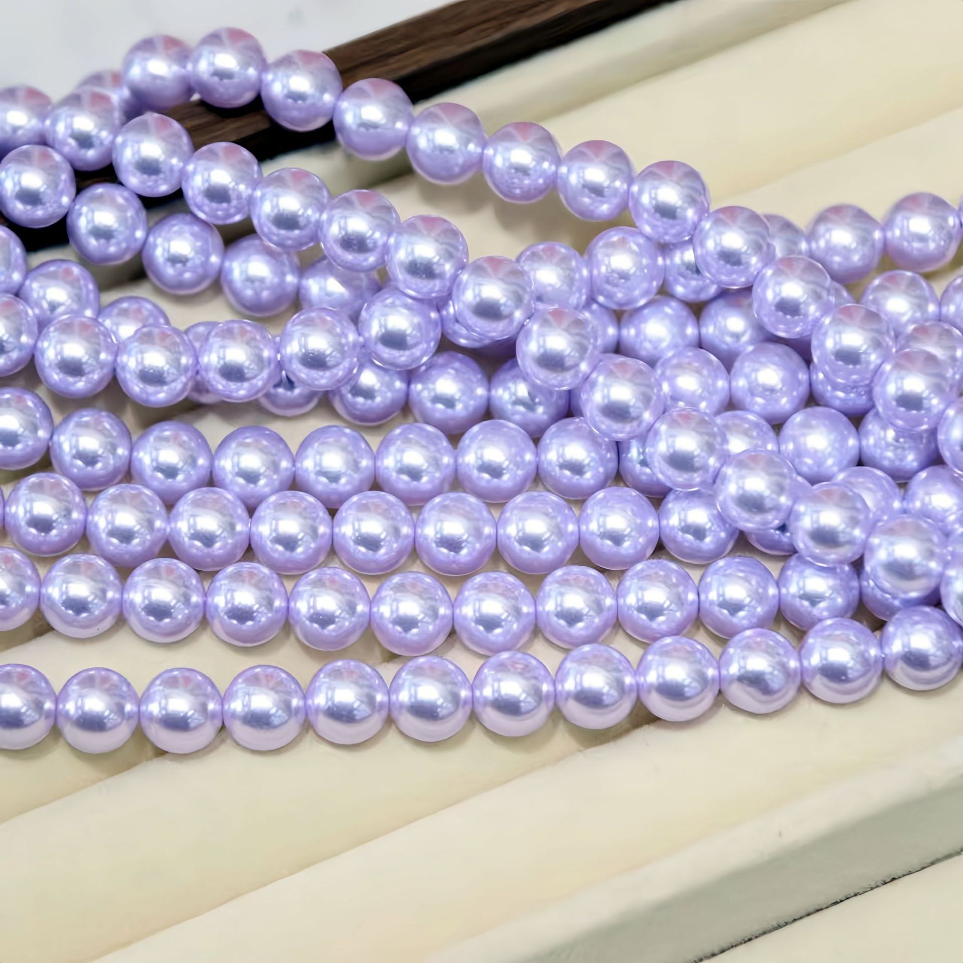 Shijia imitation shell pearl light violet