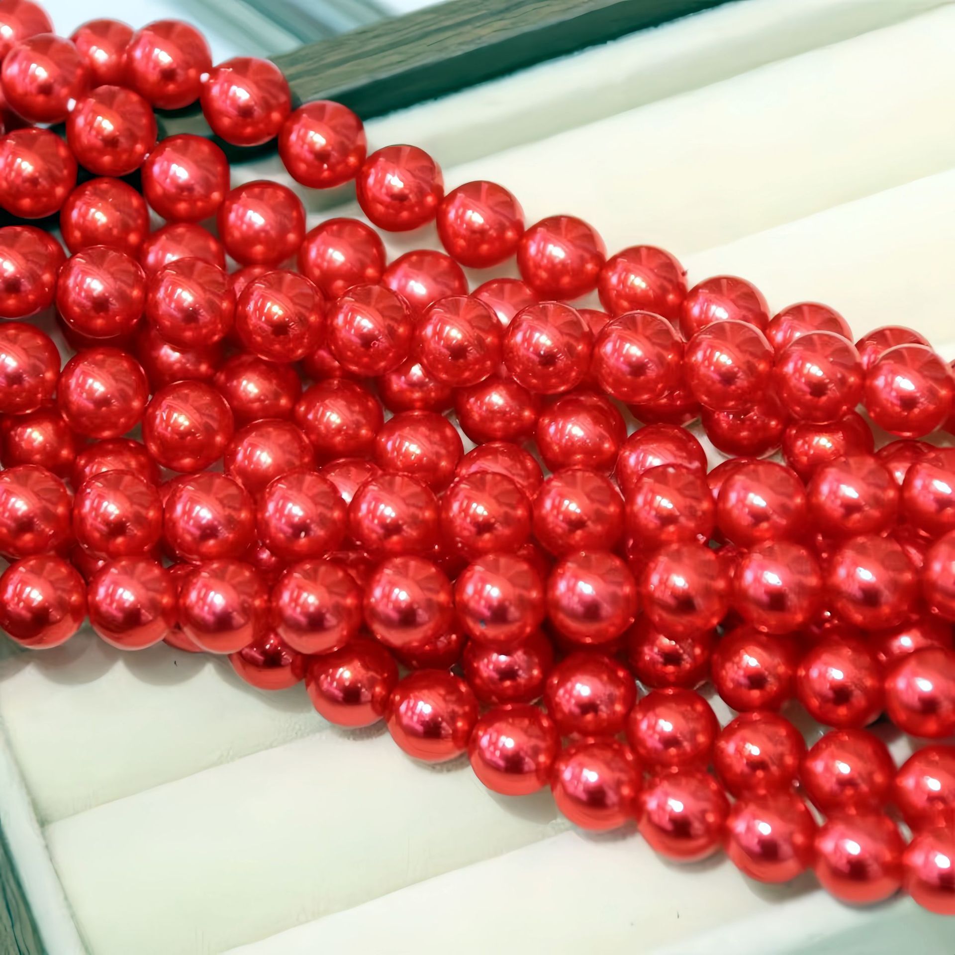 Shijia imitation pearl red