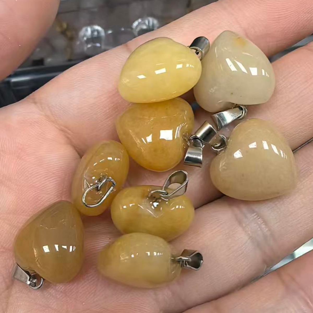 Yellow jade (white K)