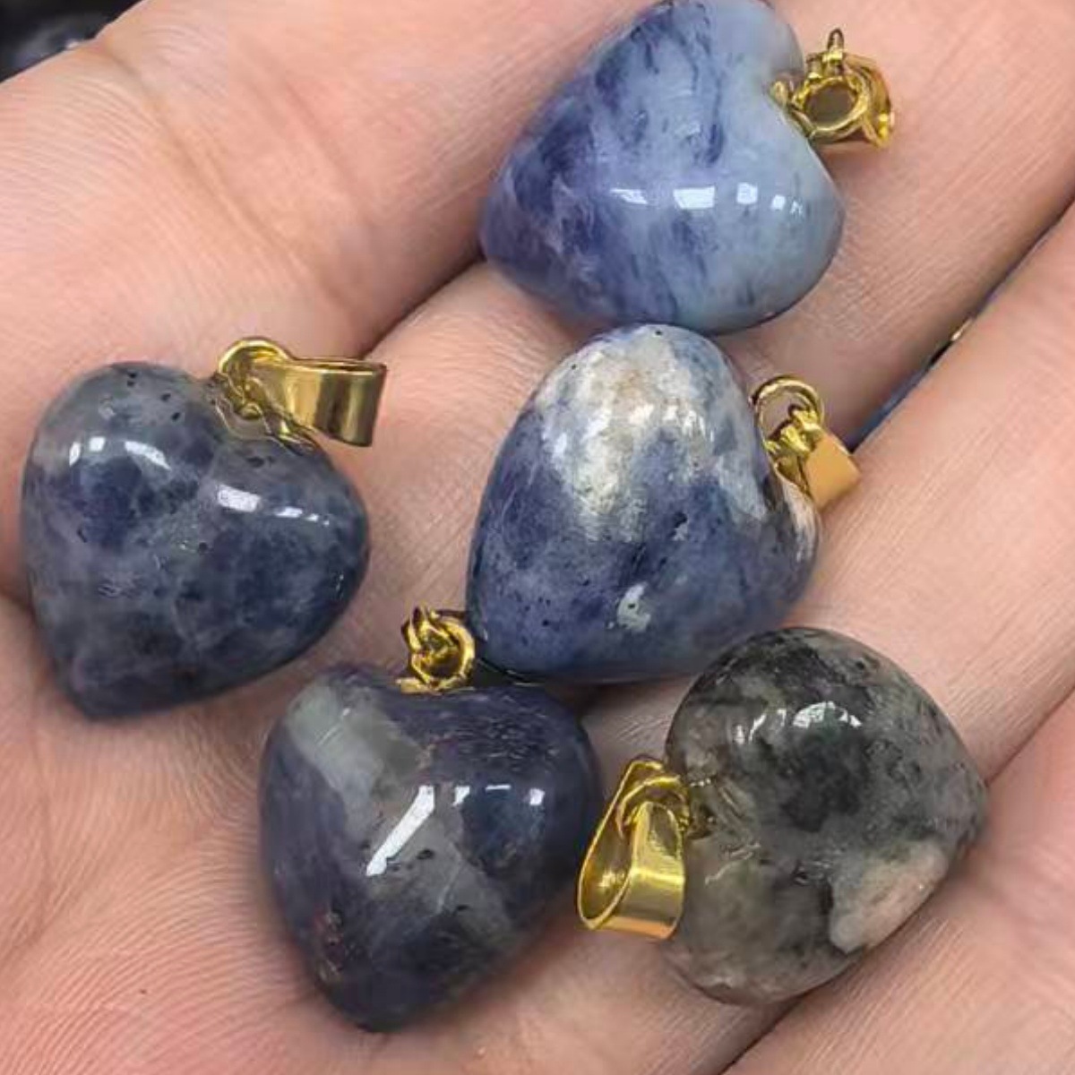 Blue pattern (gold)