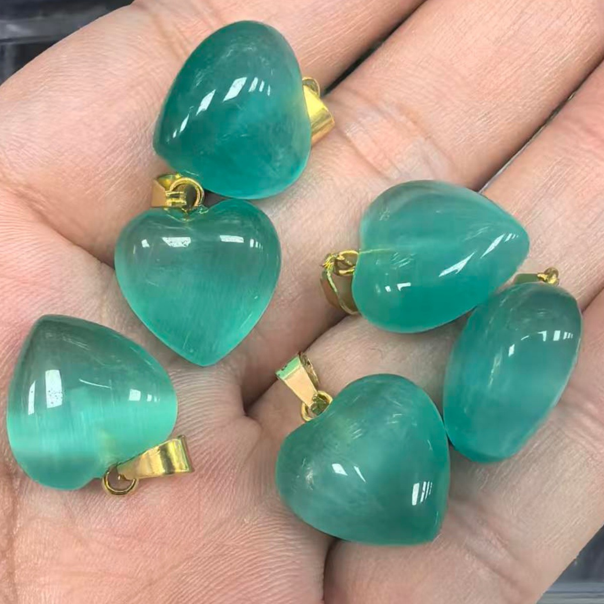 Emerald Cat Eye (Gold)