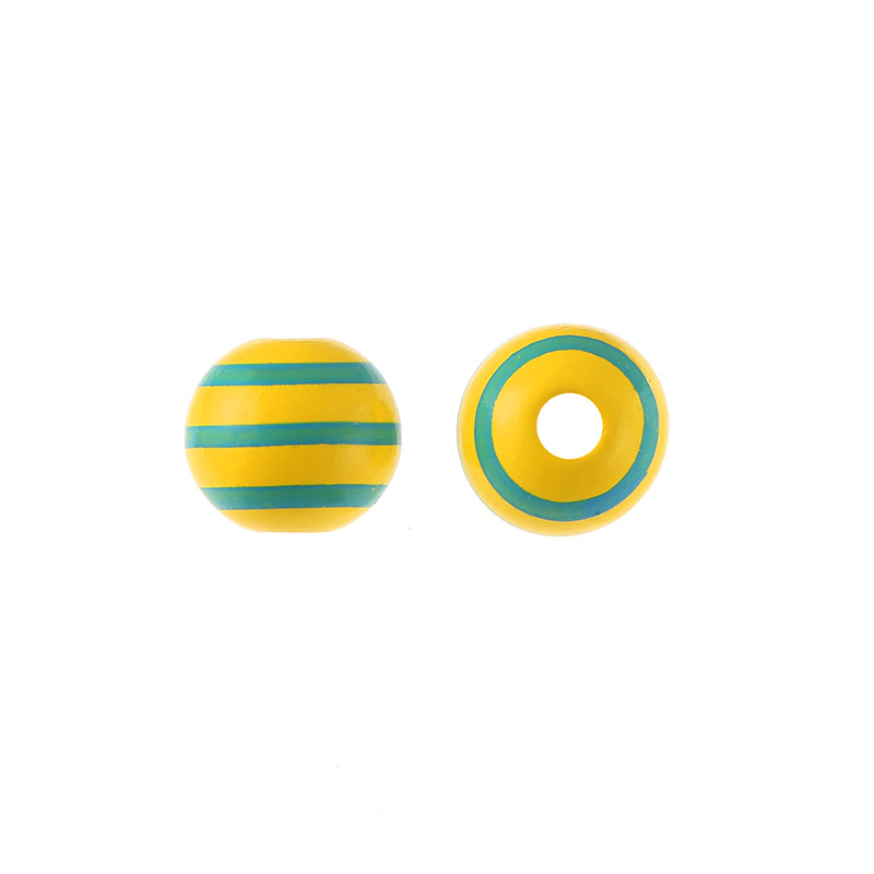 Green stripes on yellow background